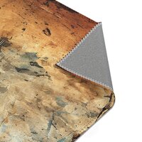 Industrial Cracked Concrete Rug Underside