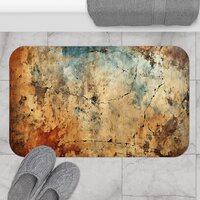 Industrial Cracked Concrete large bath mat