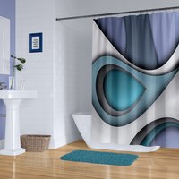 Modern 3D Shower Curtain