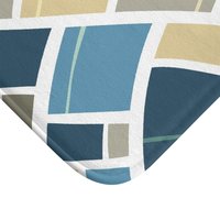 bath mat corner close up