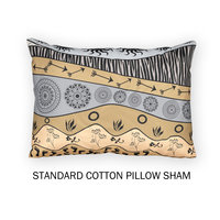 King cotton pillow sham