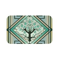 Art Deco Stained Glass bath mat