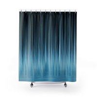 Ombré Waterfall Shower Curtain