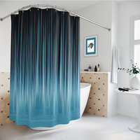 Ombré Waterfall Shower Curtain