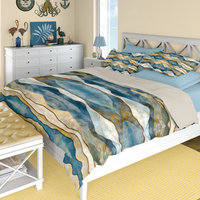 Scandinavian Winter Striped Bedding Set 