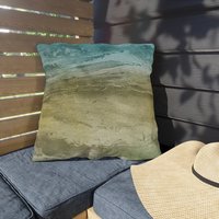 Sandy Beach Outdoor Pillow