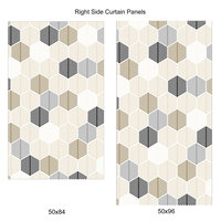 Honeycomb Pattern Rod Pocket Panels sizes