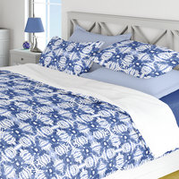 Blue Ikat Table Runner