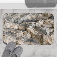 Large granite rock bath mat