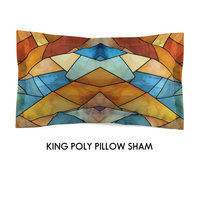 Stained Glass Eagle Pillow Shams