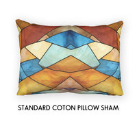 Stained Glass Eagle Pillow Shams