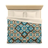 Southwestern Diamond Pattern King Duvet Cover.