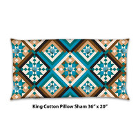 Southwestern Diamond Pattern Bedding, Cotton or Poly