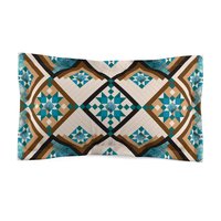 Southwestern Diamond Pattern King pillow sham