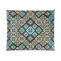 Southwestern Diamond Pattern King comforter