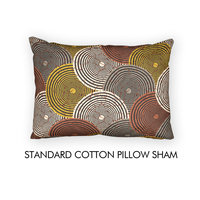 African Wax Print pillow sham