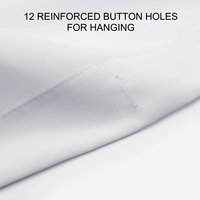 shower curtain butto-hole top