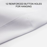 shower curtain buttonhole view