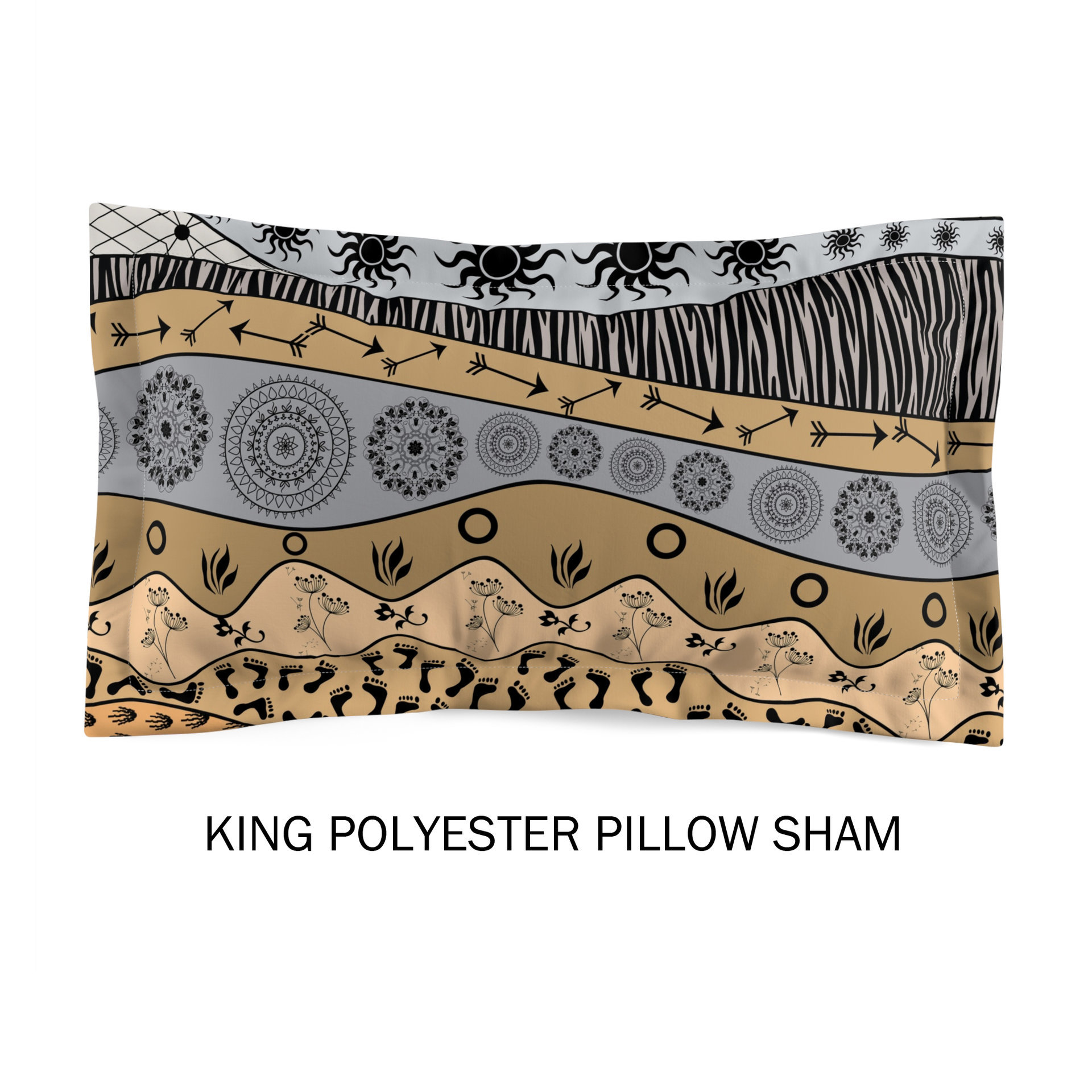 King poly pillow sham