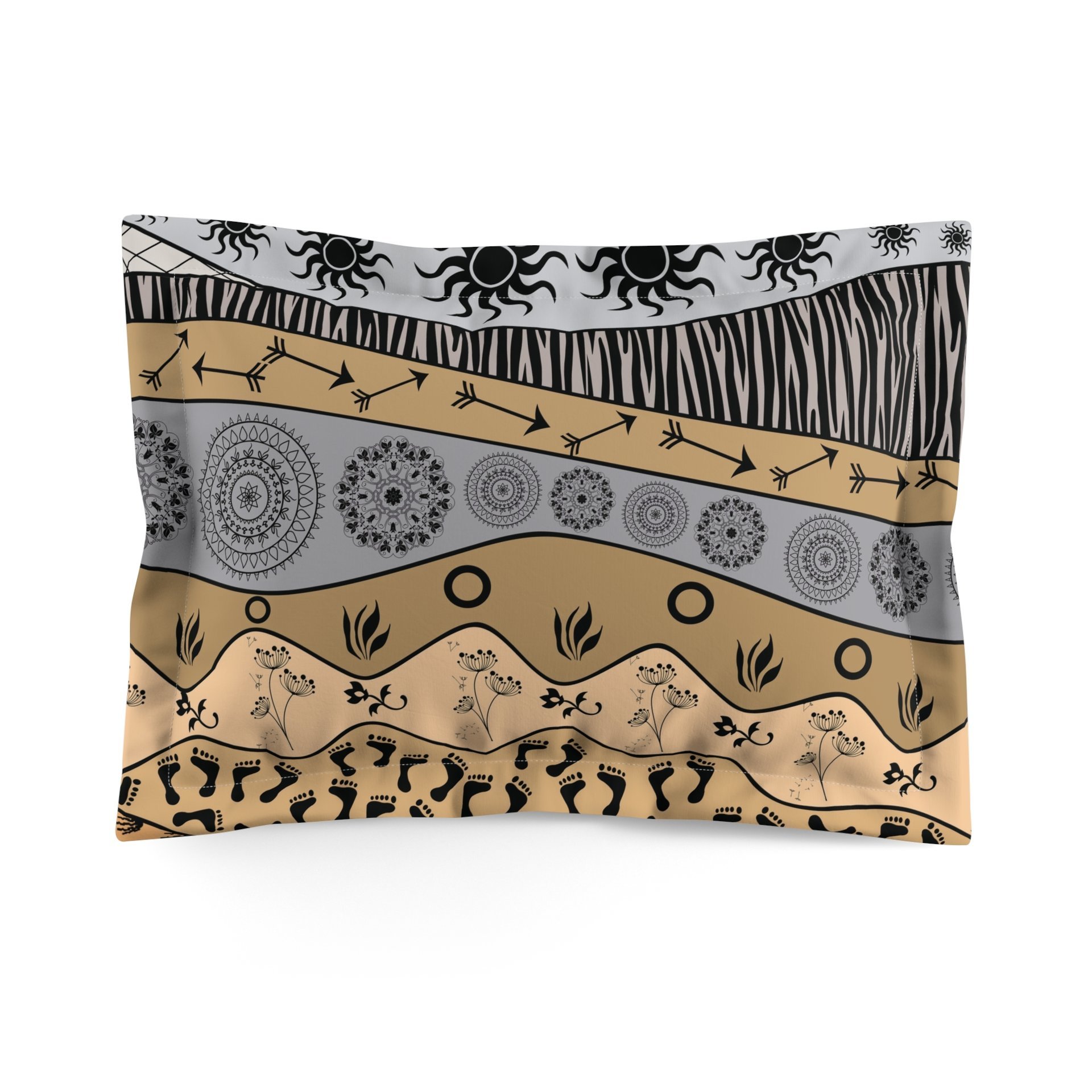 Neutral African Standard Sham