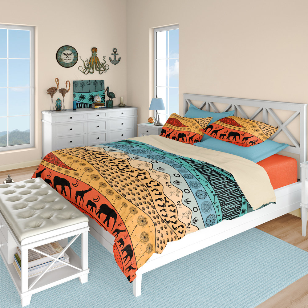Colorful African Art Bedding