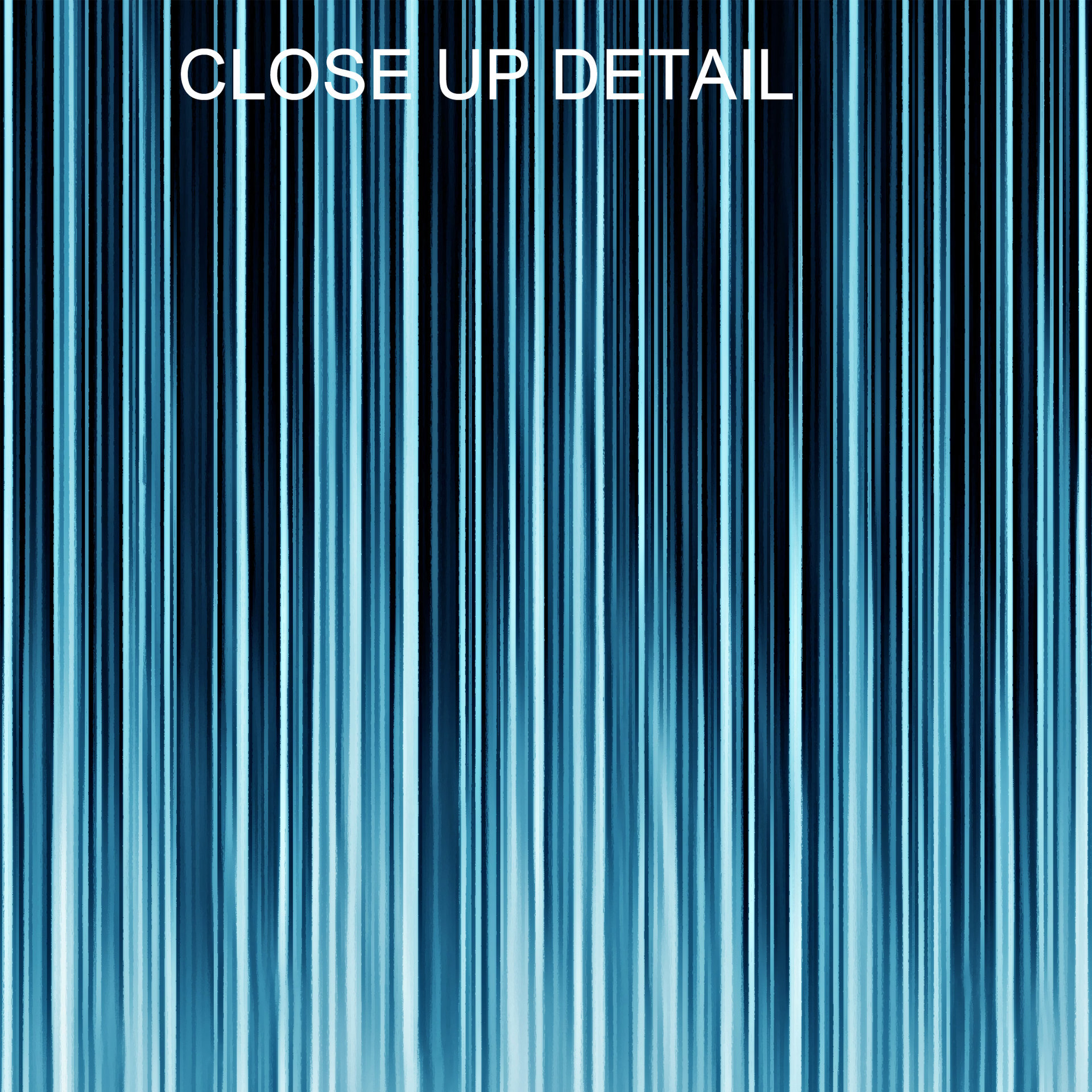 Ombré Waterfall Shower Curtain close up detail