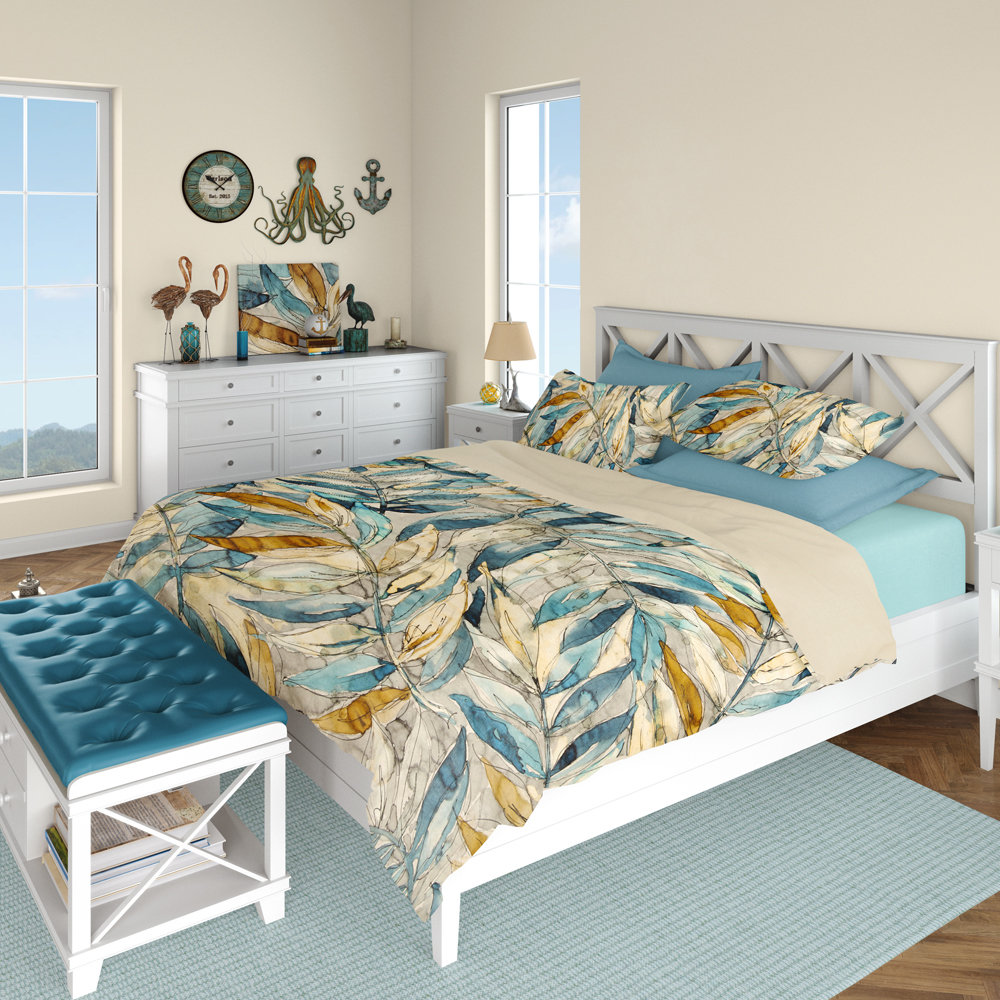 Watercolor Leaves Bedding