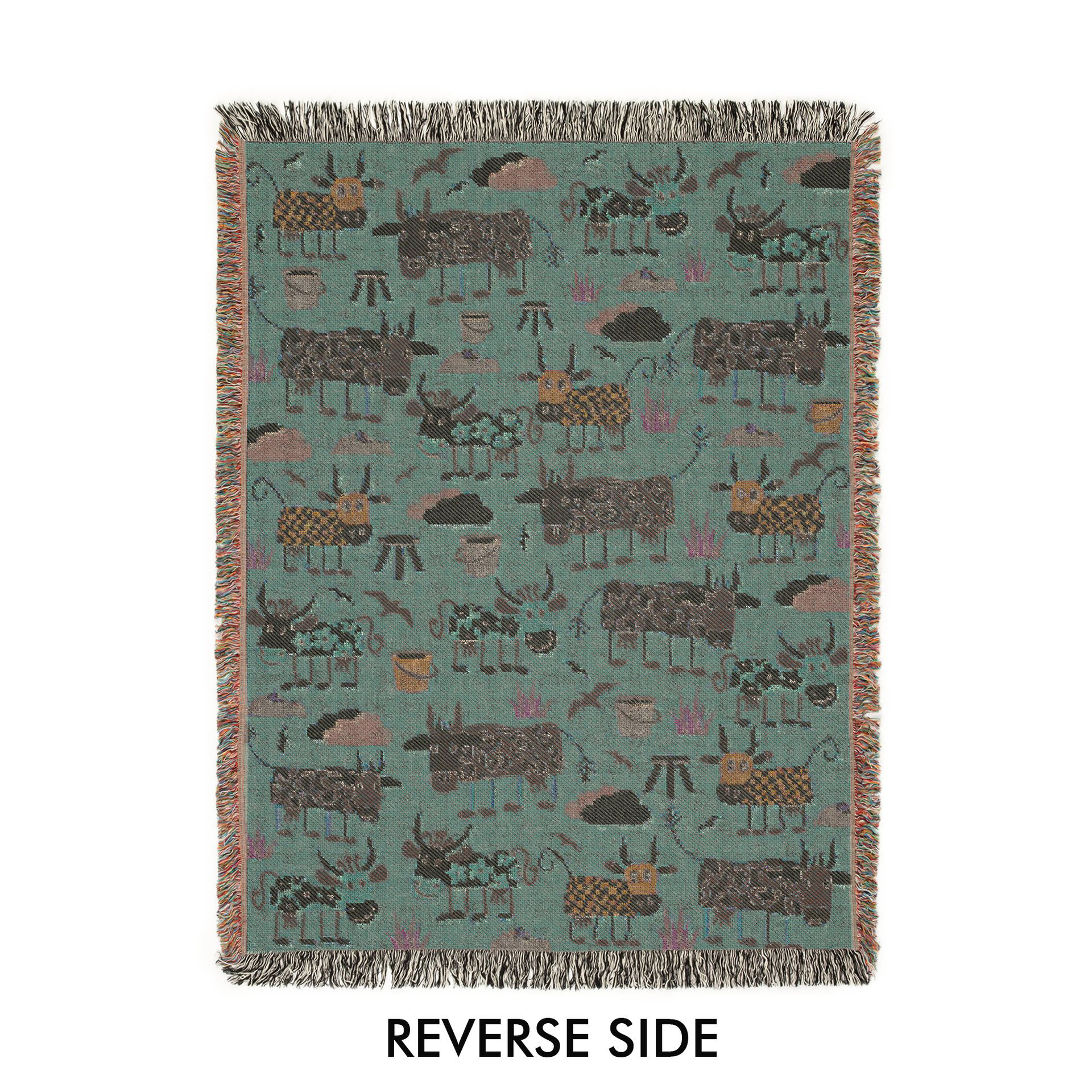 Blanket reverse side.