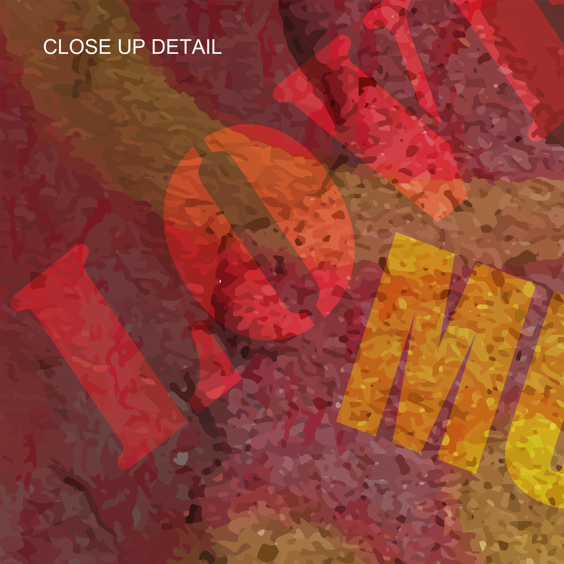 Distressed Graffiti Art close up