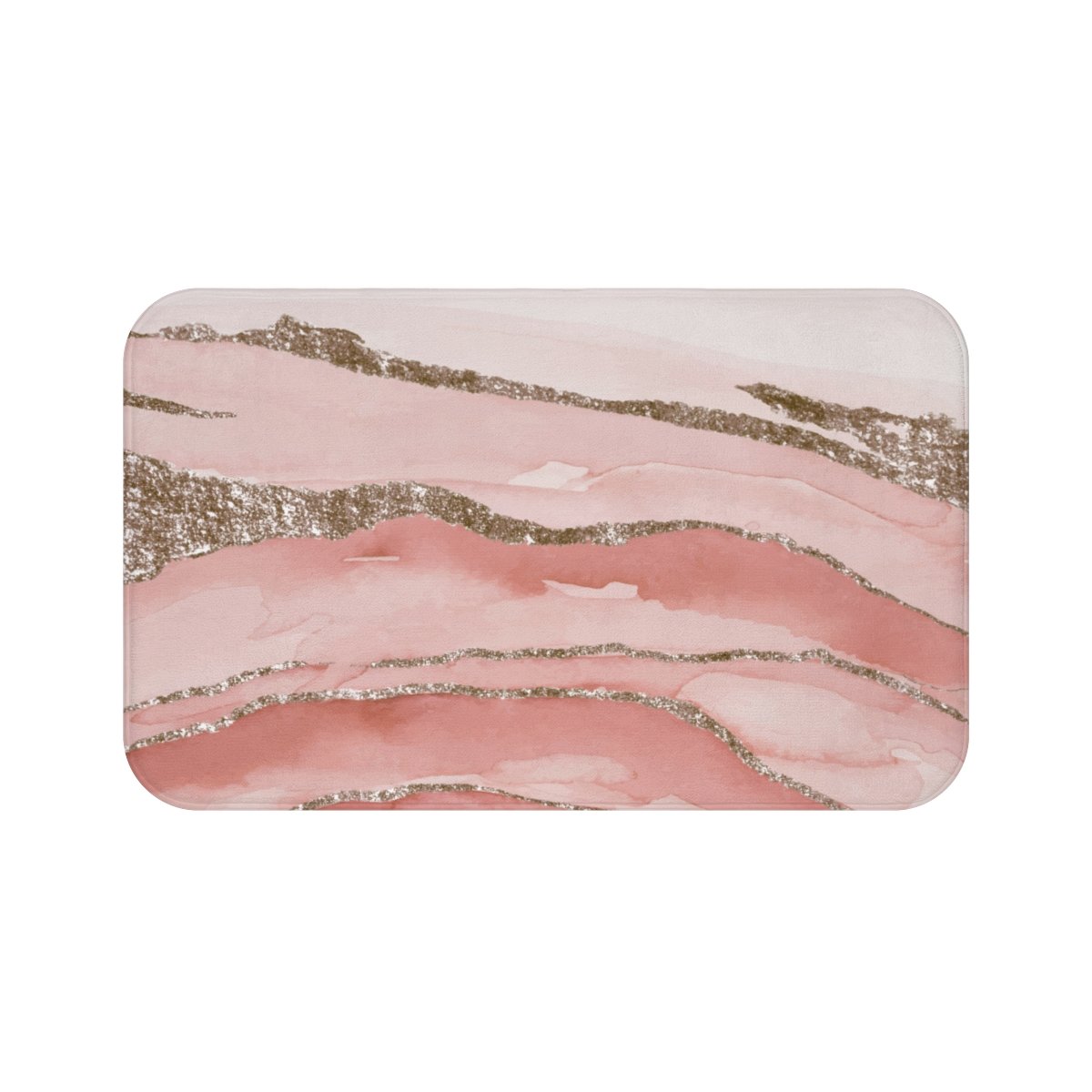 Pink Marble Shower Curtain