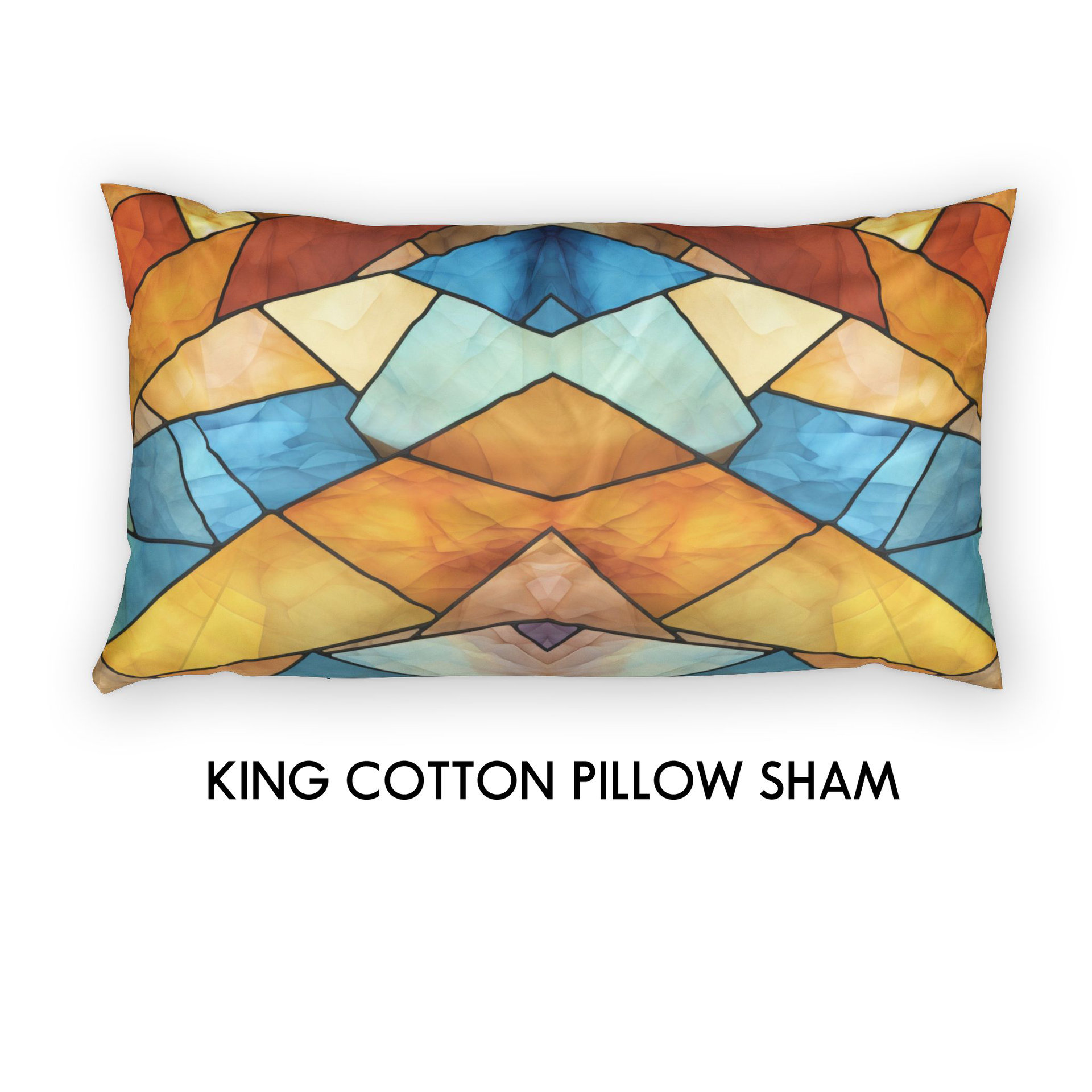 Stained Glass Eagle Pillow Shams