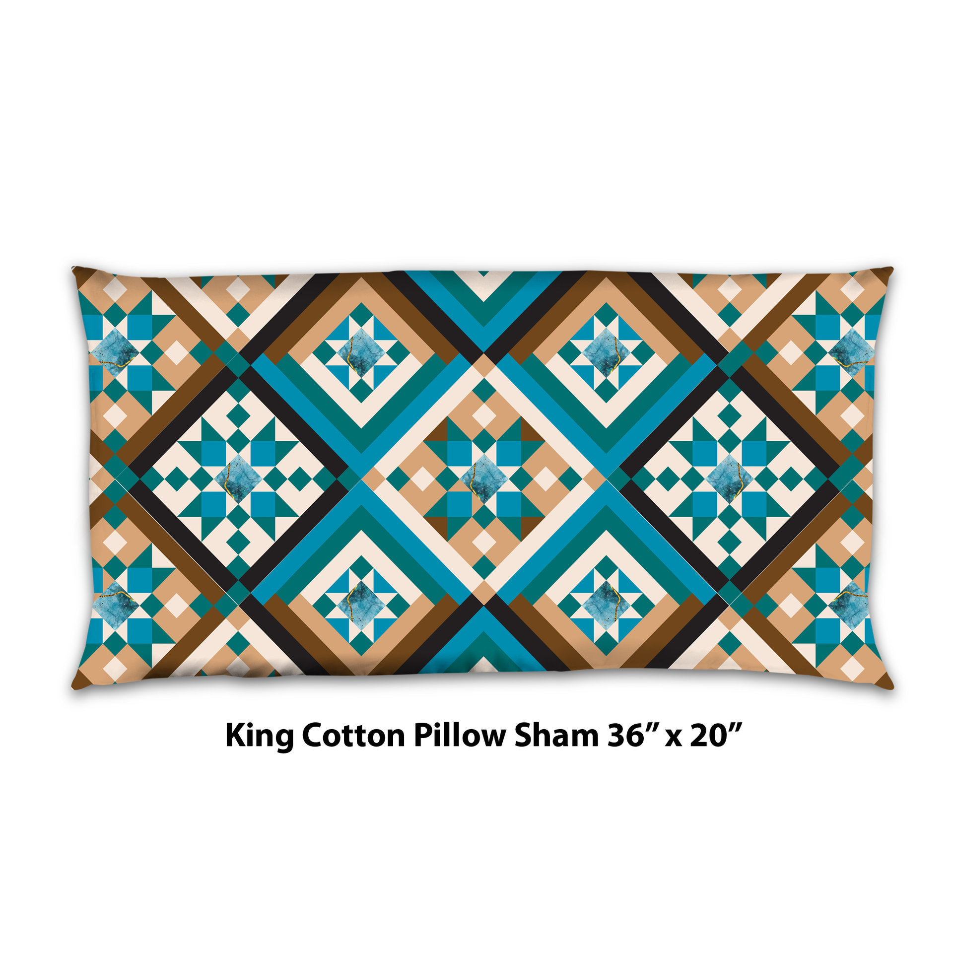 Southwestern Diamond Pattern Bedding, Cotton or Poly