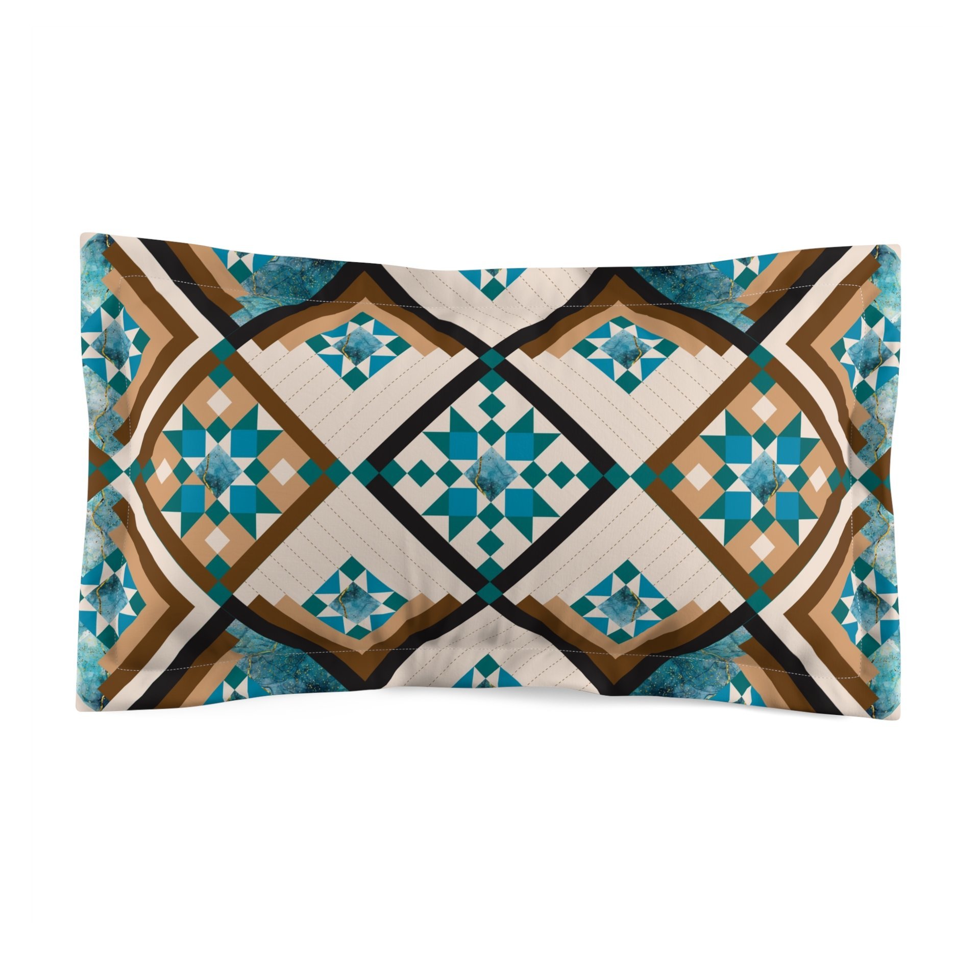 Southwestern Diamond Pattern King pillow sham