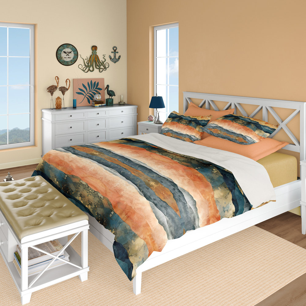 Abstract Stripes Boho Bedding