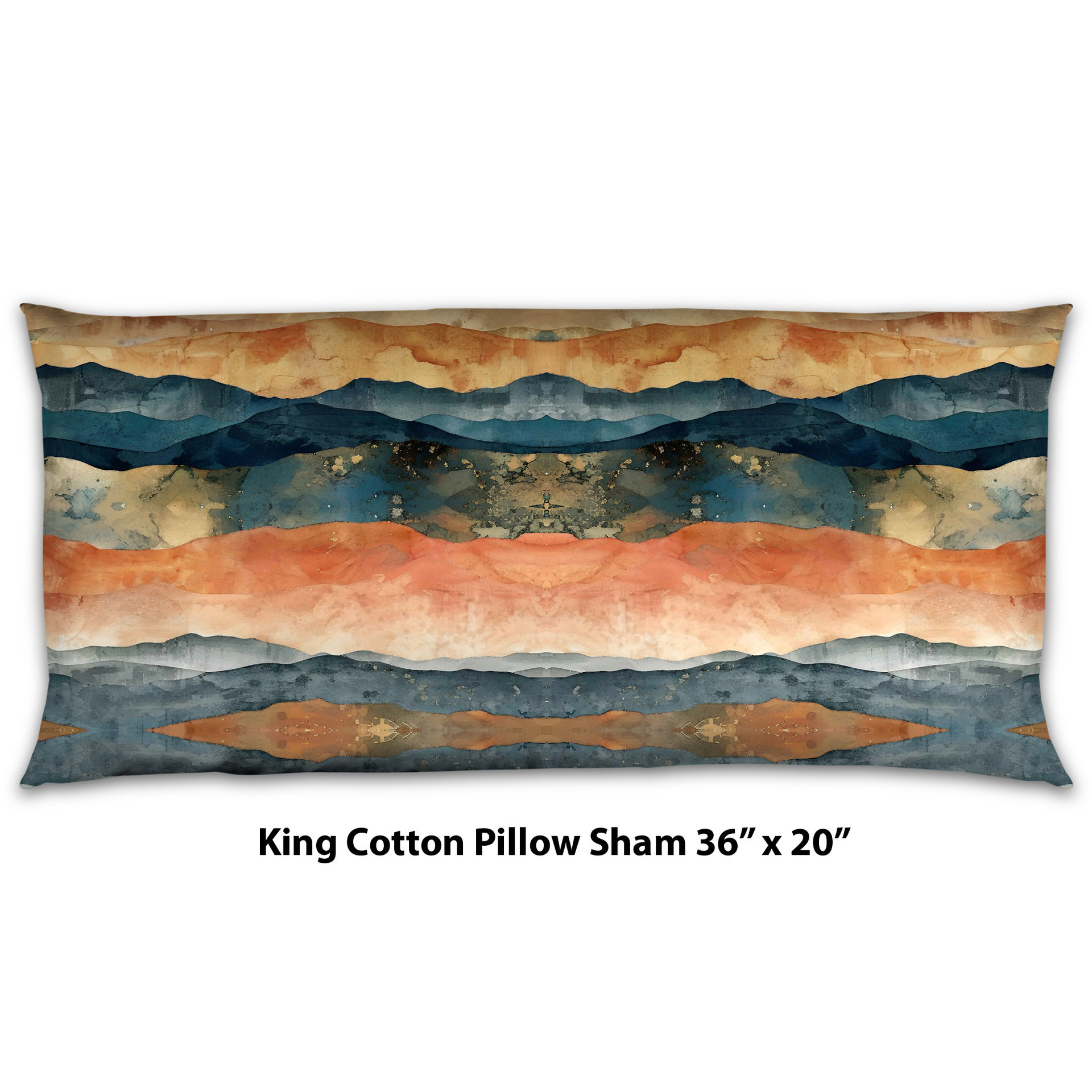 Abstract Stripes Boho Bedding, Cotton or Poly