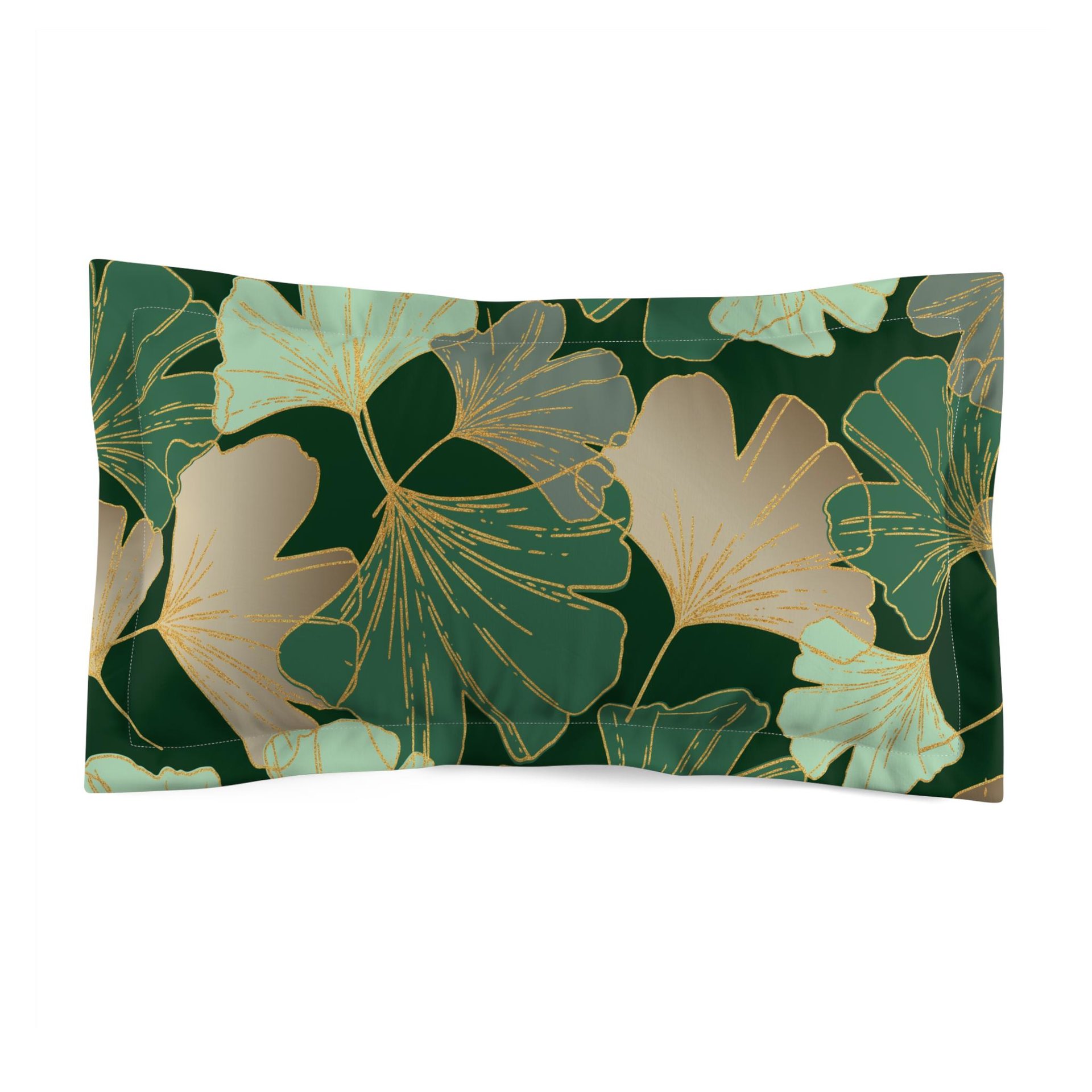 Ginkgo Leaf king pillow sham