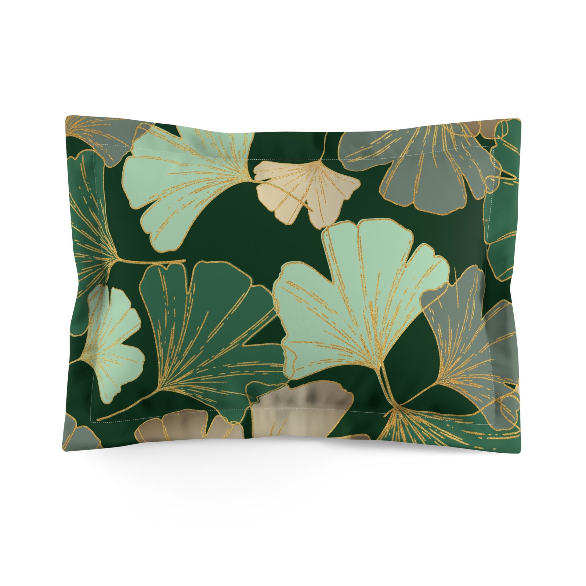 Ginkgo Leaf standard pillow sham