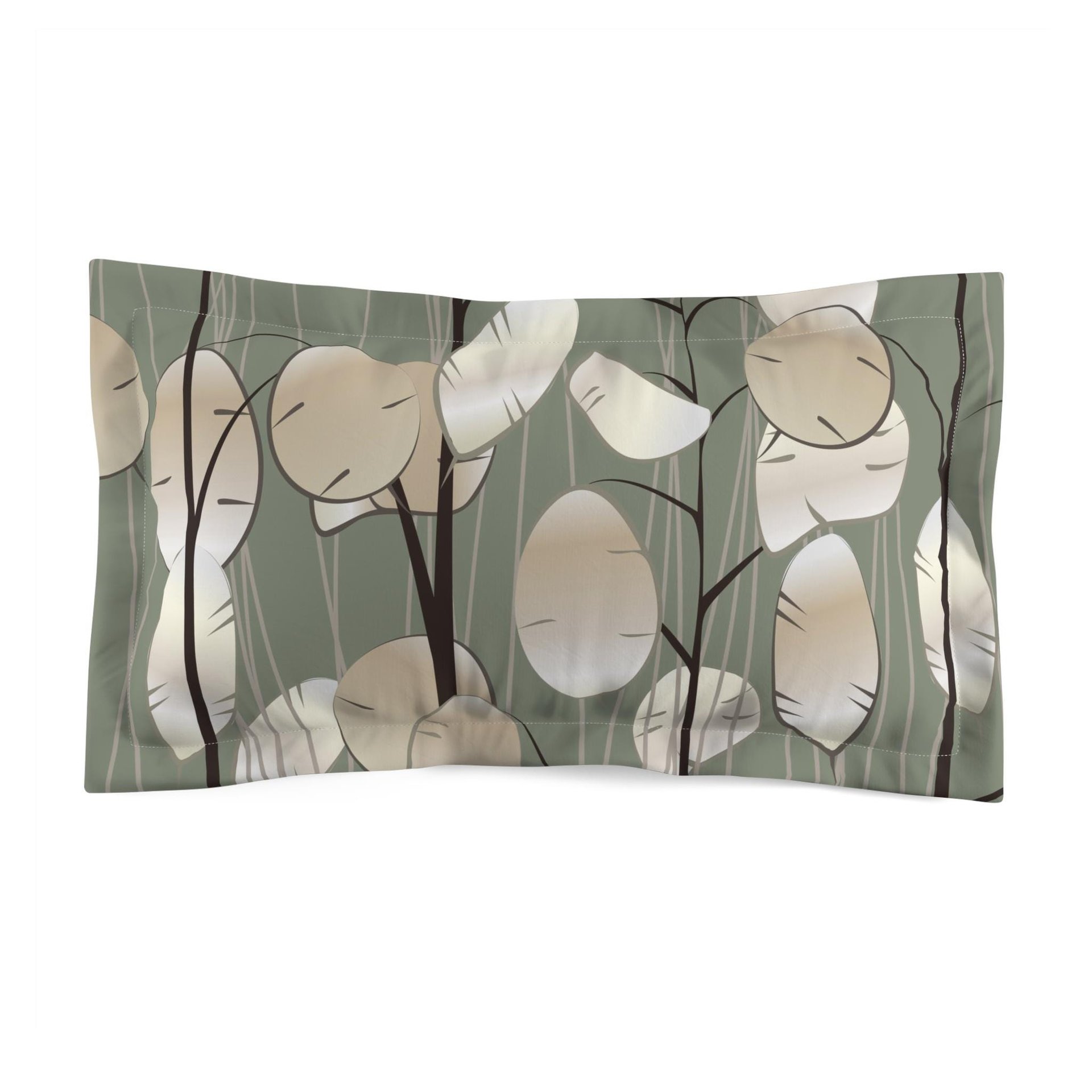 Money Plant king pillow sham