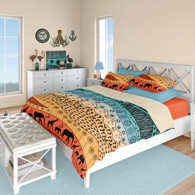 Colorful African Art Bedding