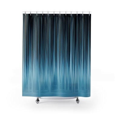 Ombré Waterfall Shower Curtain
